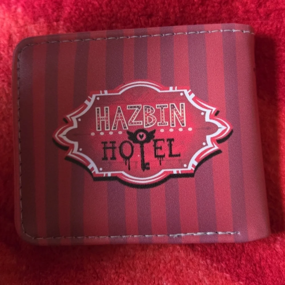 New Hazbin hotel Halloween horror anime manga leather wallet